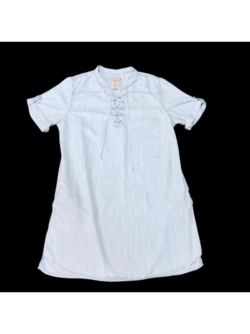Philosophy Womens Light Blue Meteor Stripe Tunic Dress XL ????  READ !!!!!!!